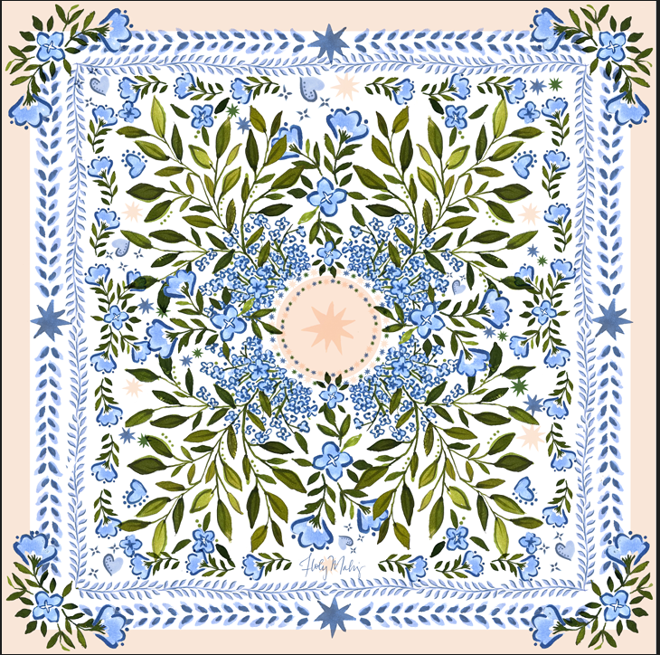 Petal pusher: bluest blue